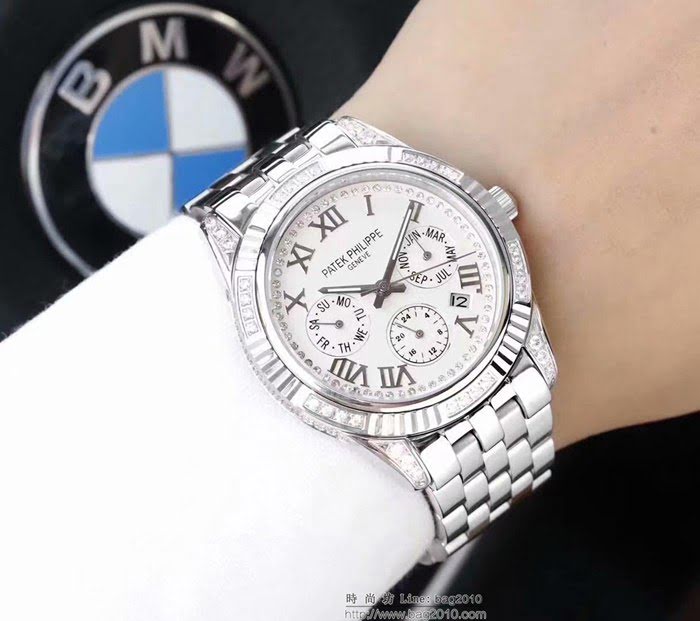 百達翡麗PATEK PHILPPE 全新多功能腕表 進口9100機械機芯 316L精鋼表殼錶帶 超級防水 最佳男士腕表  wssb4978